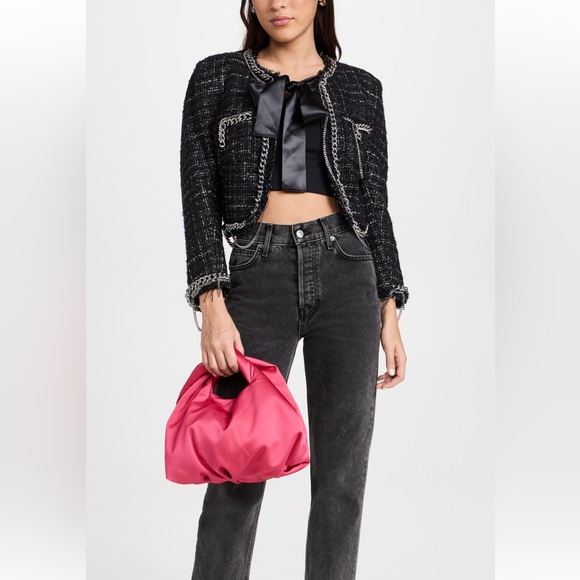 A.L.C Satin Paloma Bag in Black - Picture 6 of 6